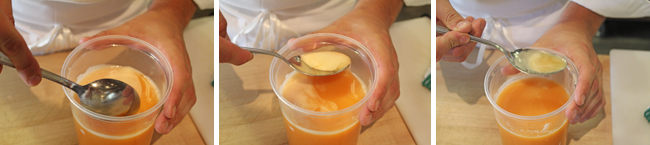 Cantaloupe Caviar and Ionic Spherification Step #5